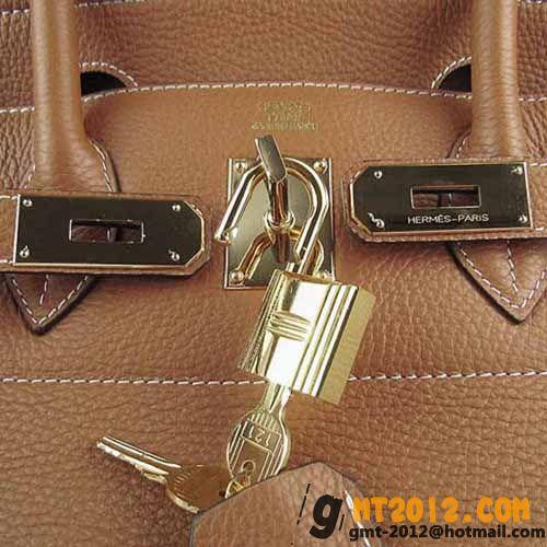 エルメススーパーコピー HERMES ショルダーバーキン HR10783　ゴールド金具　ブラウン